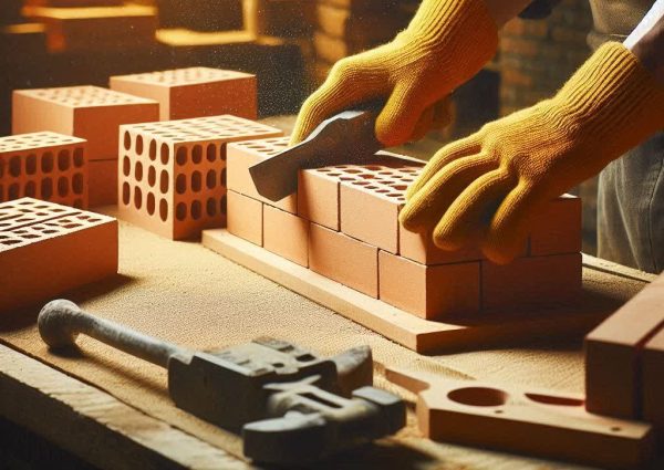 آجر لفتون زرد سه طرف نما